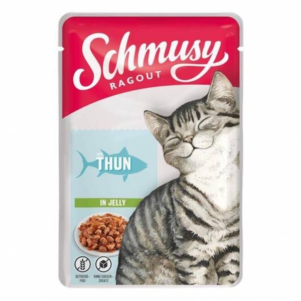 Schmusy Ragout mit Thunfisch in Jelly 22x a 100g