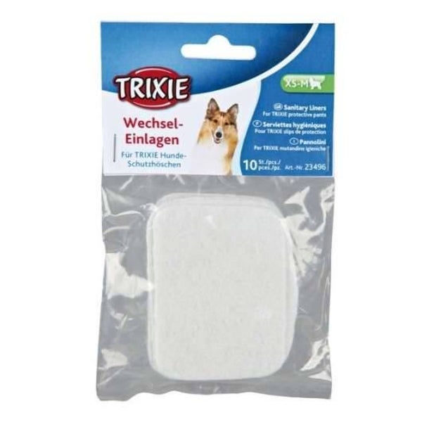 Trixie Wechseleinlagen für Schutzhöschen - 10 Stück XS, S, S-M
