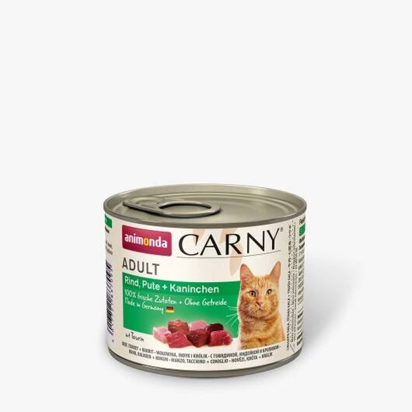 Animonda Cat Dose Carny Adult Rind & Pute & Kaninchen 200 g