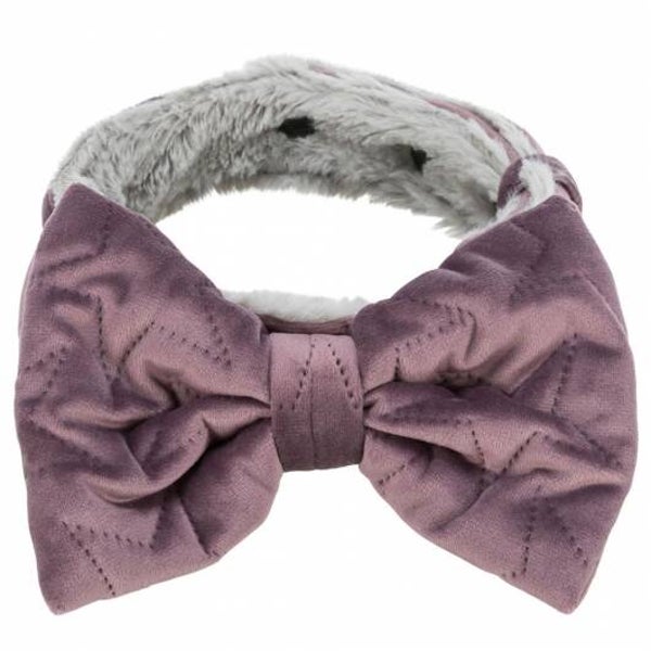 Trixie Halsband Estelle mit Schleife - flieder M–L: 40–55 cm/40 mm
