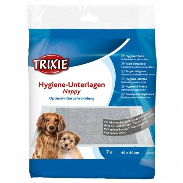 Trixie Hygiene-Unterlage Nappy mit Aktivkohle 40 x 60 cm / 7 Stück
