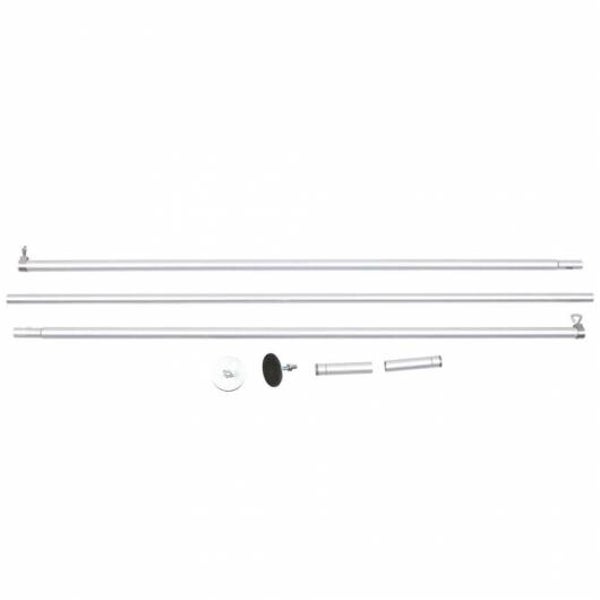 Trixie Netz-Spannstange, Aluminium, 1,28-3,25m