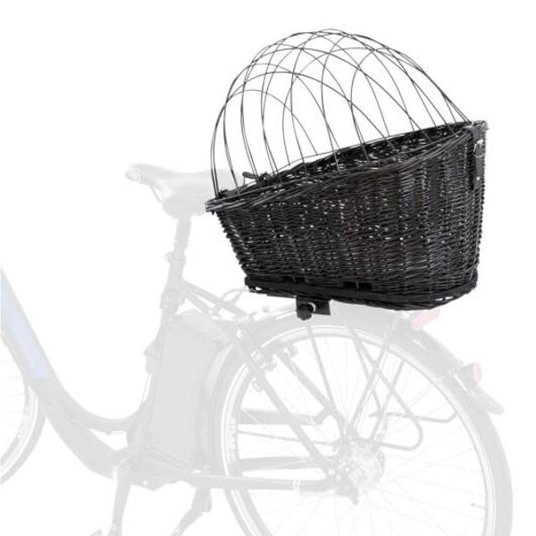 Trixie Fahrradkorb aus Weide für Gepäckträger