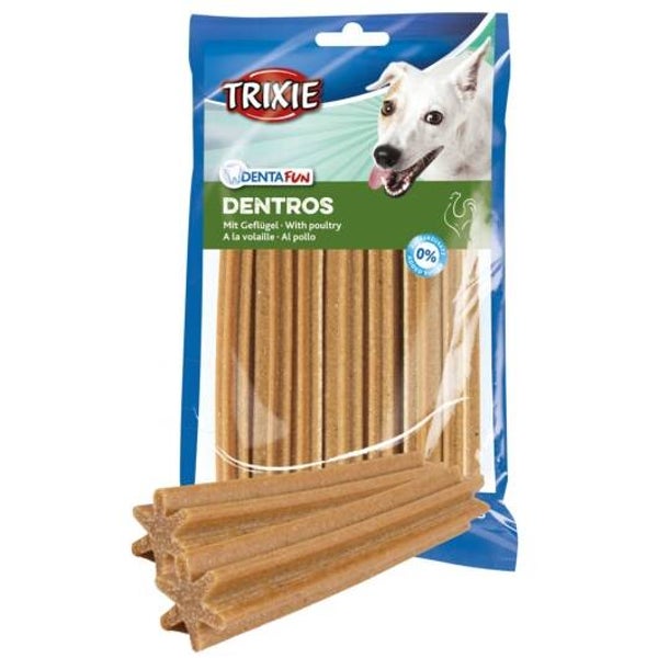 Trixie DENTAfun Dentros mit Geflügel, 7 Stück