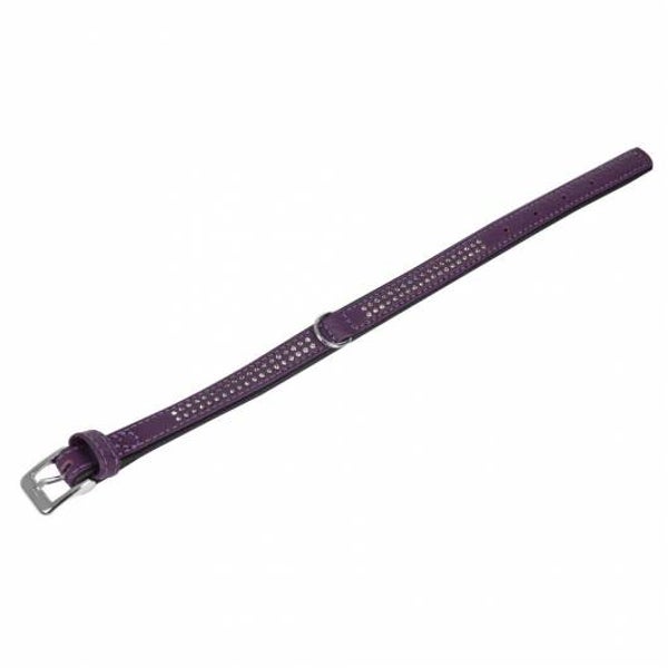 Karlie Vintage Strass-Halsband - Violett