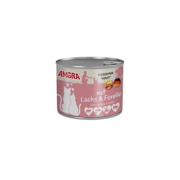 Amora Cat Dose Fleisch Pur mit Lachs & Forelle 200g