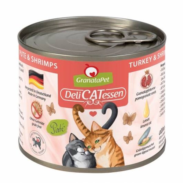 GranataPet Delicatessen Dose Pute & Shrimps 200 g