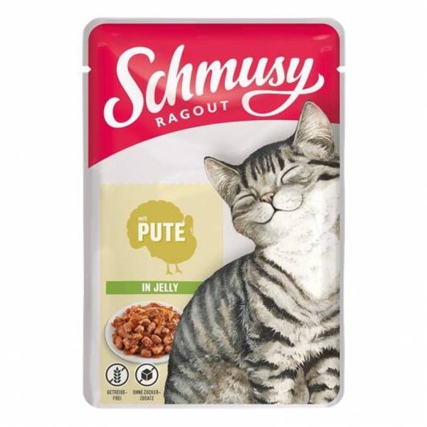 Schmusy Ragout mit Pute in Jelly 22x a 100g