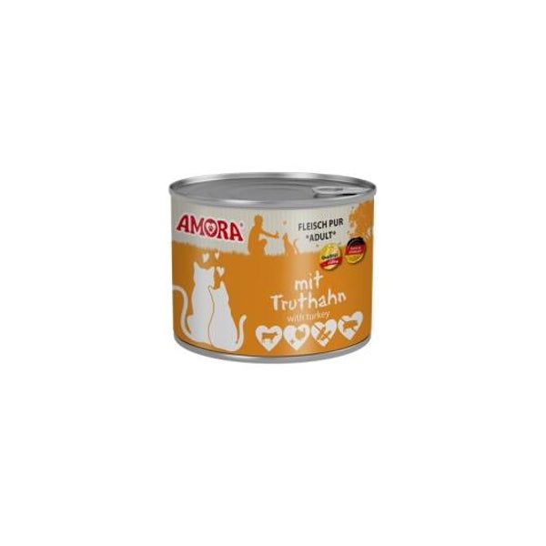 Amora Cat Dose Fleisch Pur mit Truthahn 200g