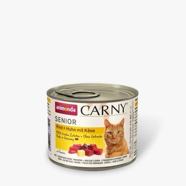 Animonda Cat Dose Carny Senior Rind & Huhn & Käse 200 g