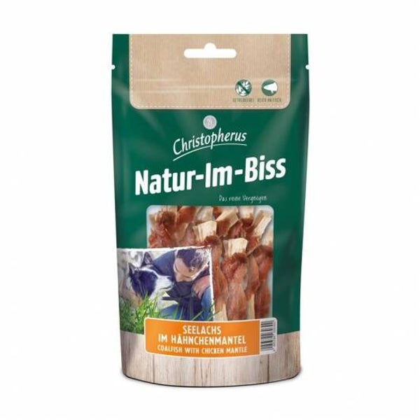 Christopherus Snack Seelachs im Hähnchenmantel 70g