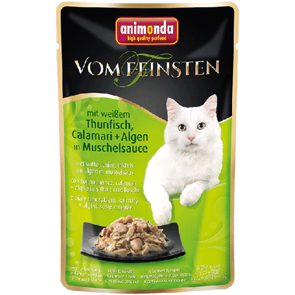 Animonda vom Feinsten mit Hühnchenfilet & Thunfisch, Calamari + Algen 50g