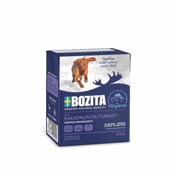 Bozita Dog Tetra Recard Happen in Gelee Pute 370g