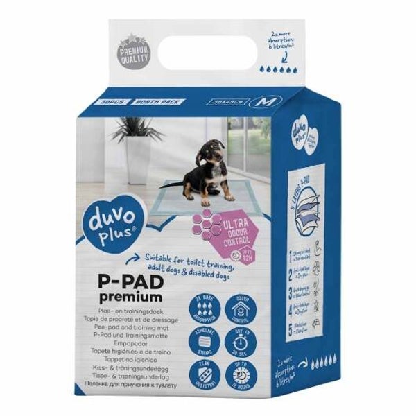 Duvoplus Welpenunterlagen Premium Geruchskontrolle 30st - 30x45cm