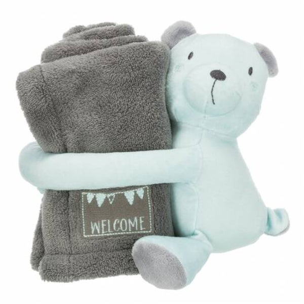 Trixie Junior Kuschel-Set grau/mint