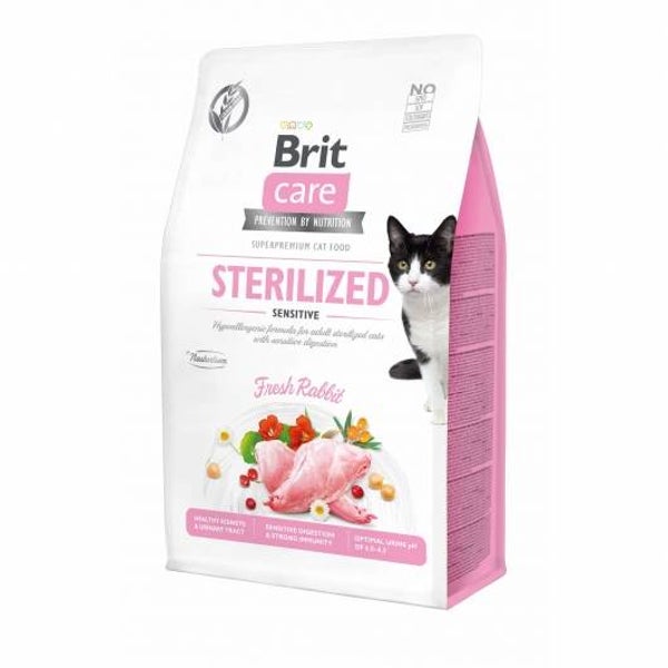 Brit Care Cat Grain-Free - Sterilized - Sensitive 400g