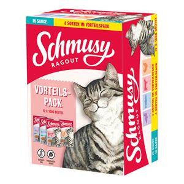 Schmusy Ragout in Sauce Vorteilspack 12x100g