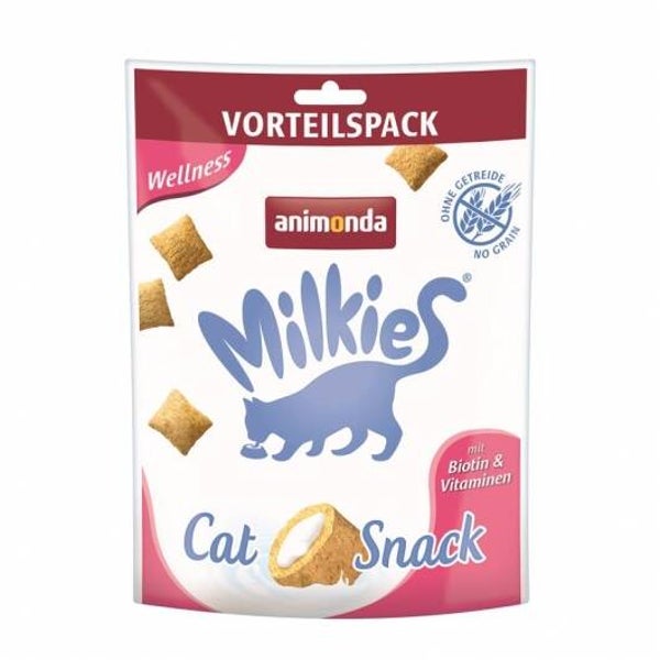 Animonda Snack Milkie Knusperkissen Wellness 6x a 120g