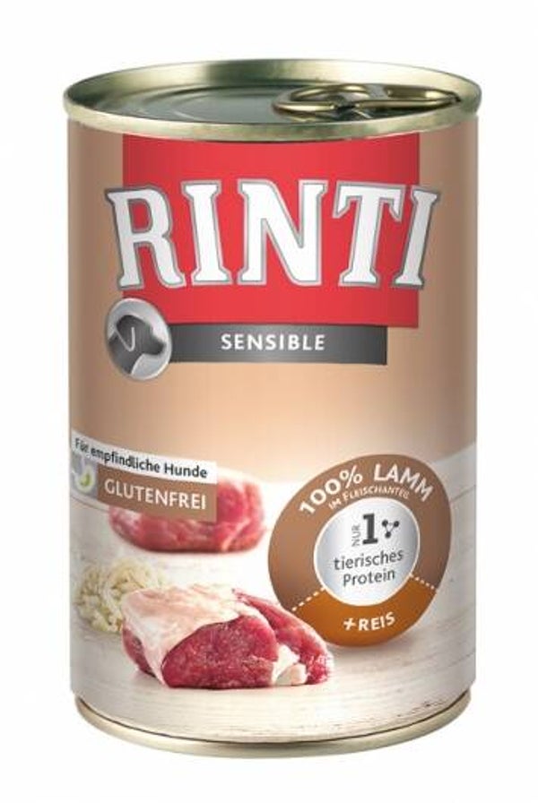 Rinti Sensible Lamm + Reis 400g