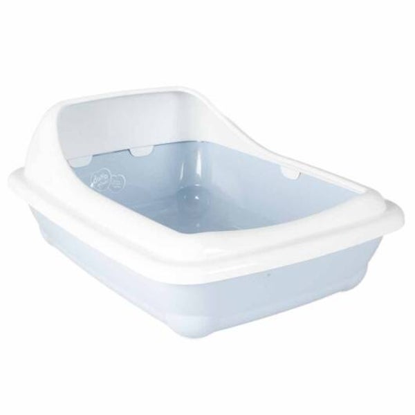 Duvoplus Katzentoilette Birba mit Rand - Azzuro