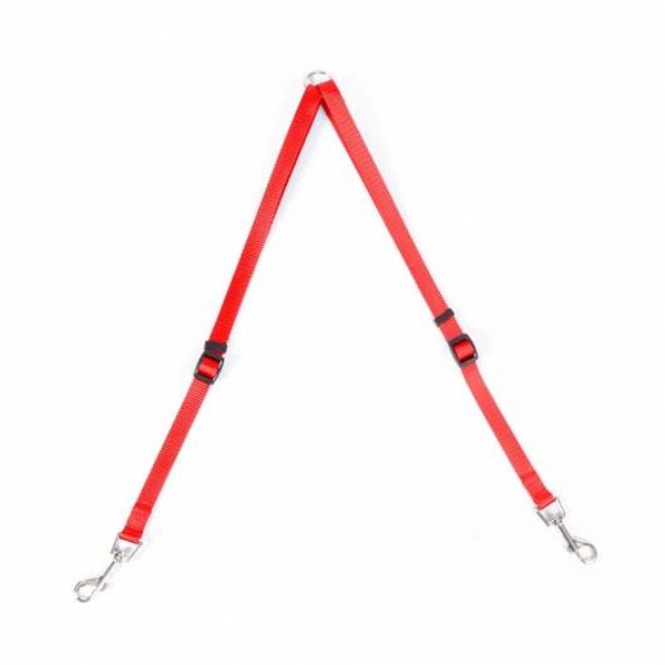 Duvoplus Nylon-Kupplungsstück für Hundeleine Rot