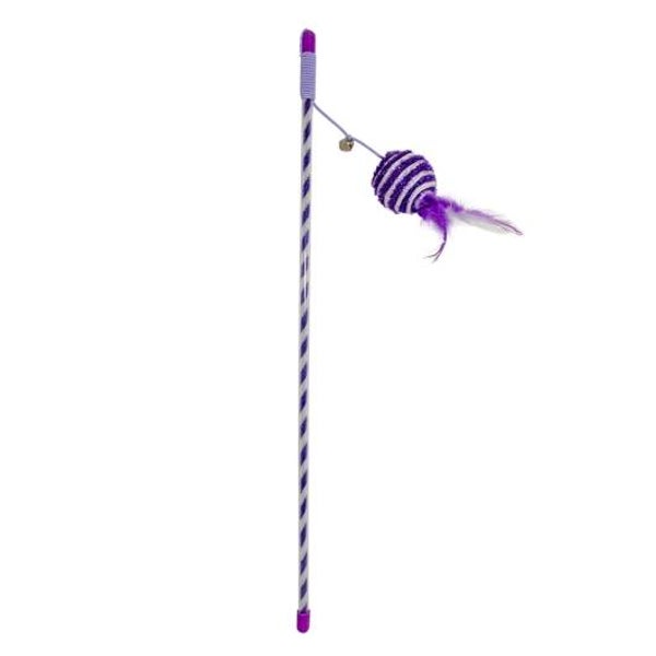 DUVO Duvoplus Cat Toy Spielangel Catchy Glitzerball - violett