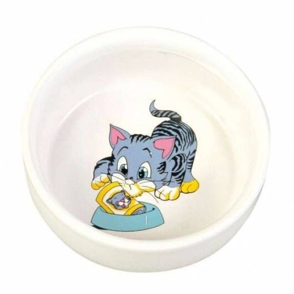 Trixie Keramiknapf Katzenmotiv - 0,3 l