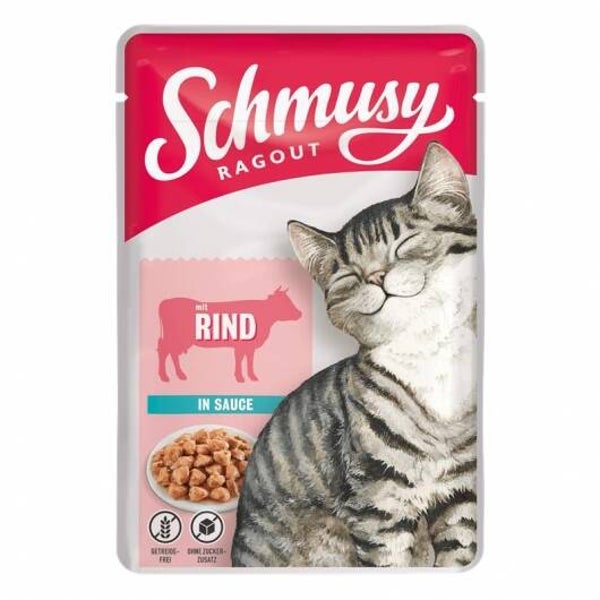 Schmusy Ragout mit Rind in Sauce 22x a100g