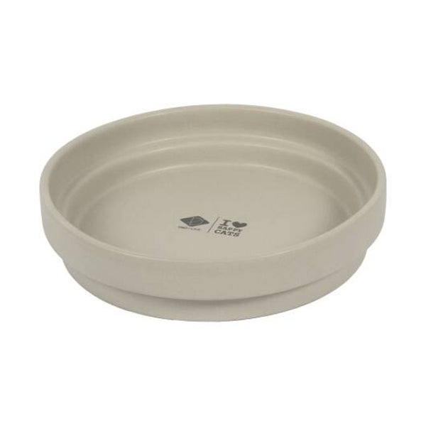 D&D Trinknapf ACE - beige 850ml - 20x20x4,5cm