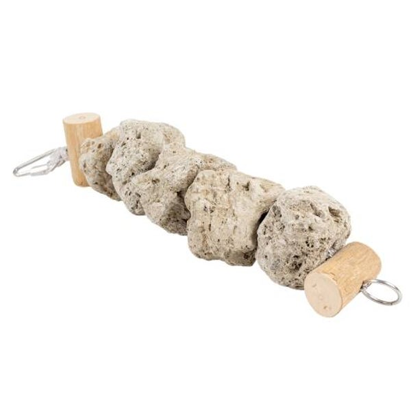 Duvoplus Vogelspielzeug Lavasteine 30x6x6cm