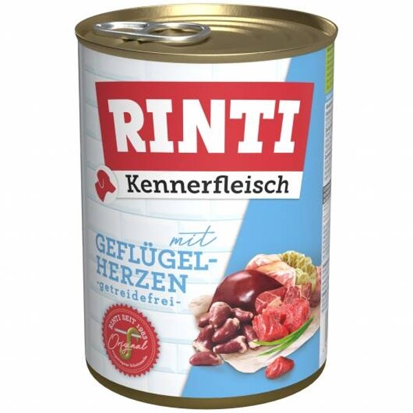 Rinti Kennerfleisch Geflügelherzen 400 g