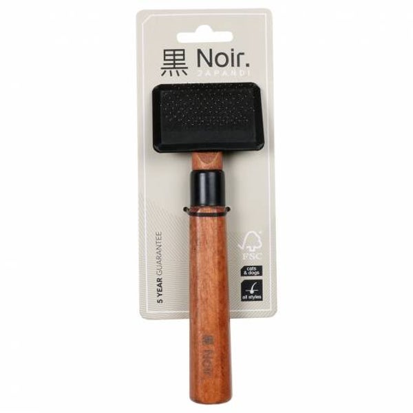 EBI Noir Japandi Slicker-Bürste S - 18 x 6 x 3cm