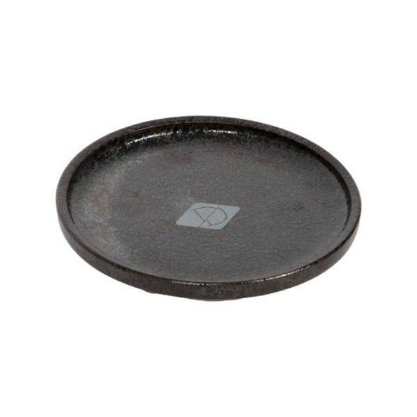 D&D flacher Katzennapf Jasper - black dots