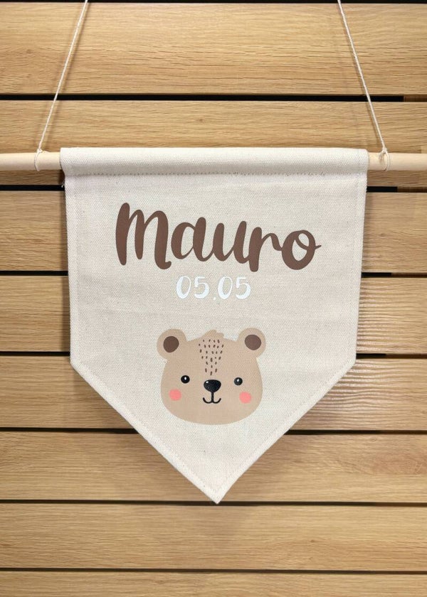 Vlag met naam - Beer