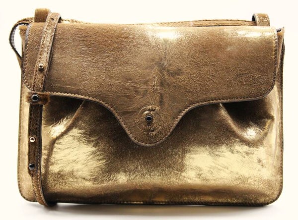 POCHETTE RABAT CAVALLINO/ORO PERLA NERA