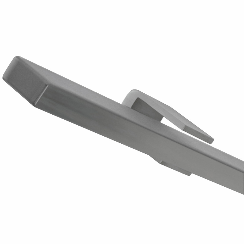 RVS geborsteld / plat