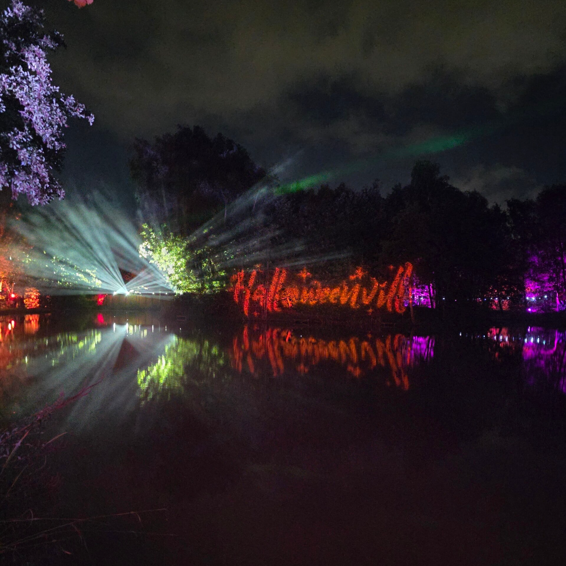Halloweenville, Partridge Lakes, Halloween Light Trail,