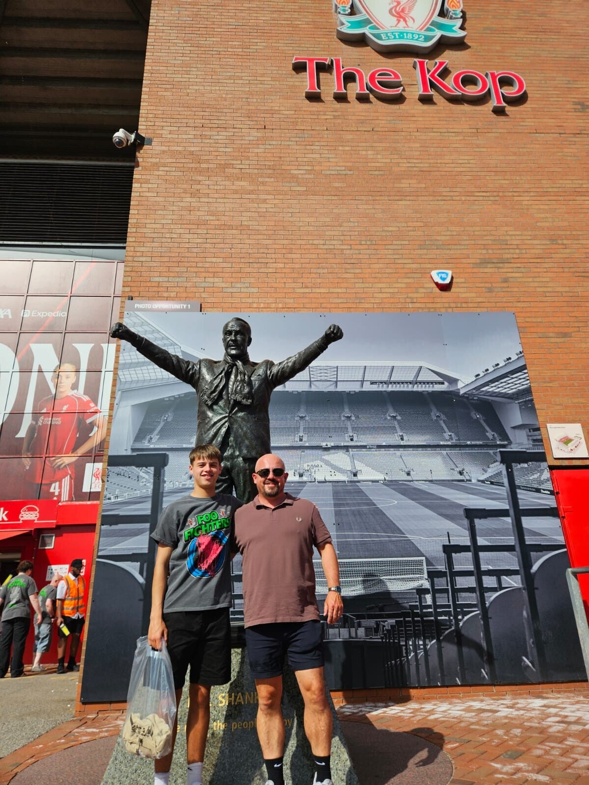 The Cookes at Foo Fighters, Anfield, Liverpool