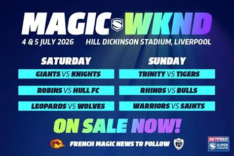 Super League Magic Weekend 