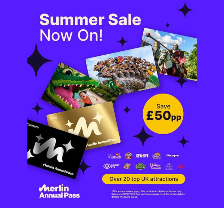 Merlin Annual Pass Summer Sale