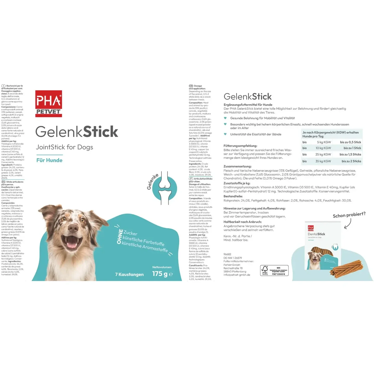 PHA PETVET GELENKSTICK