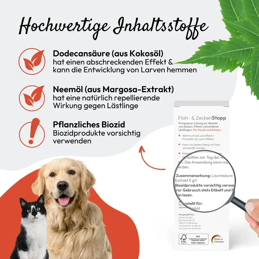 PHA PETVET FLOH- & ZECKENSTOPP