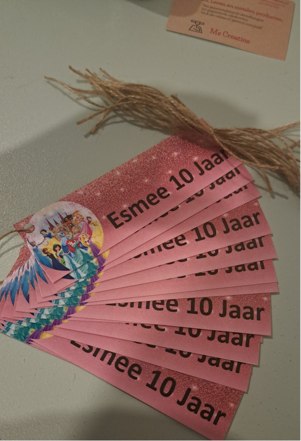 Verjaardag labels
