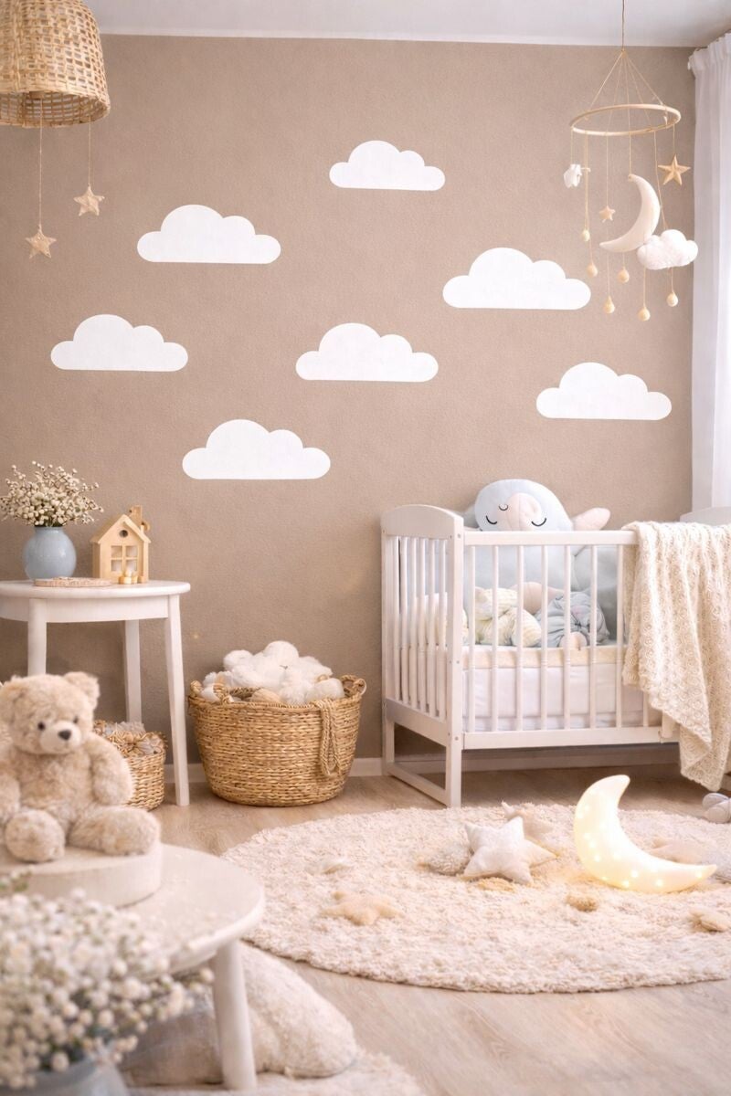 Muursticker | wolkjes