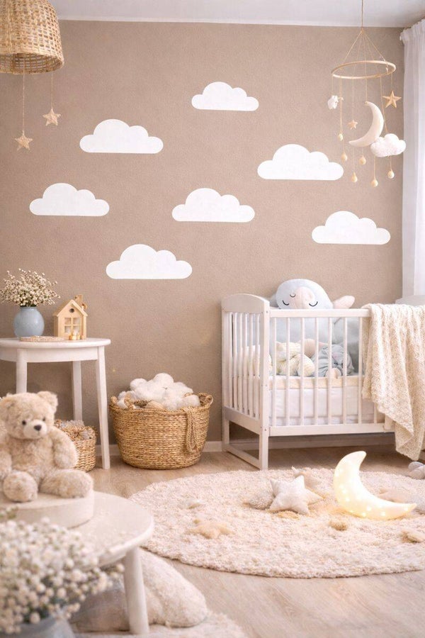 Muursticker | wolkjes