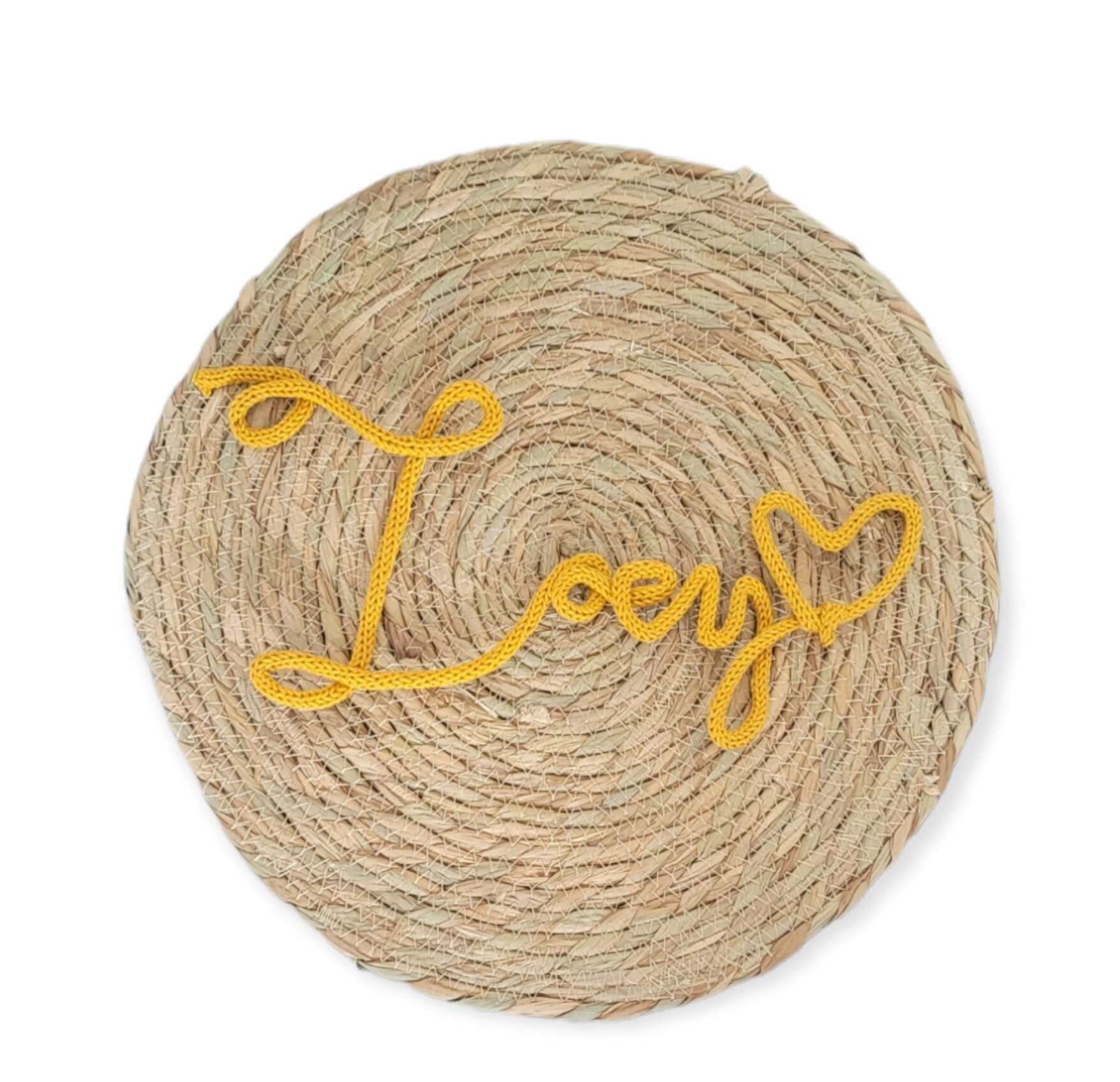 Gepunnikte naam | naam met wandhanger