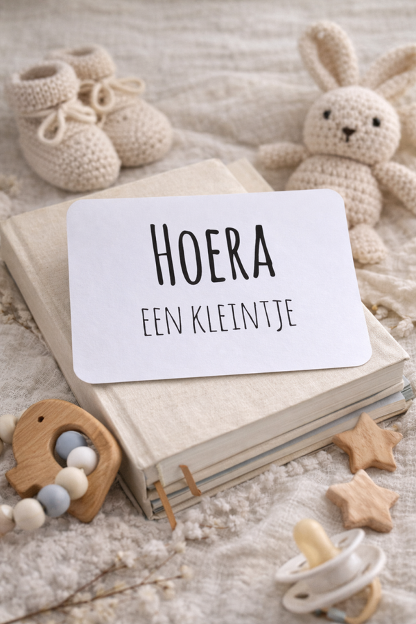 Kaartje | Hoera Een Kleintje
