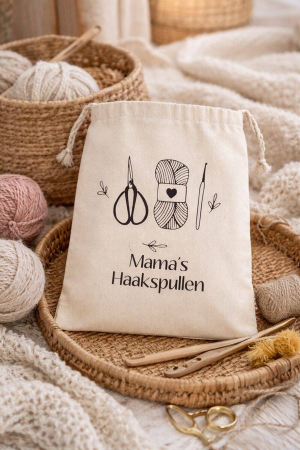Katoenen opbergzak | Haakspullen