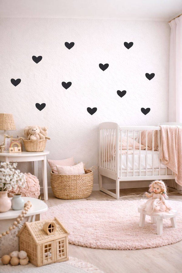 Muursticker | hartjes
