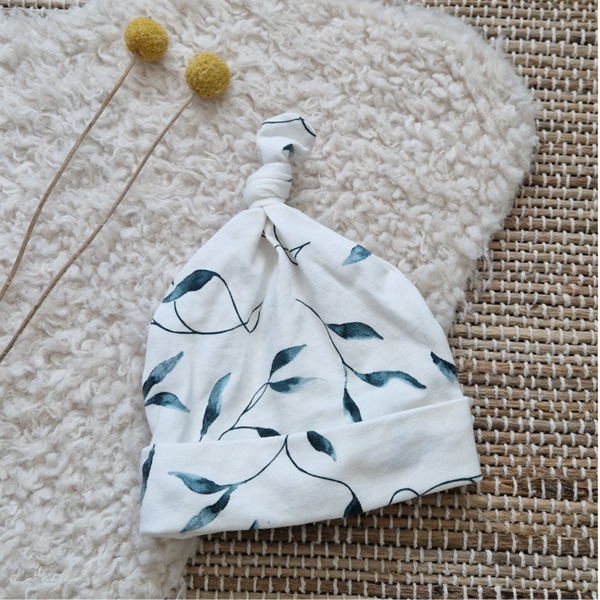 Mutsje | knoop leaves dusty green